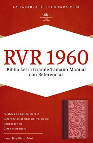 Personalized RVR 1960 Biblia Letra Grande Tamaño Manual con Referencias