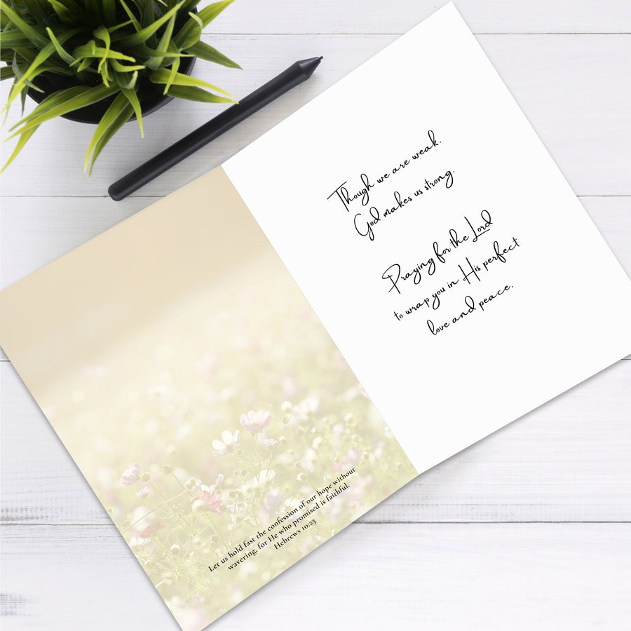 Christian Sympathy Peace I Leave With You Card