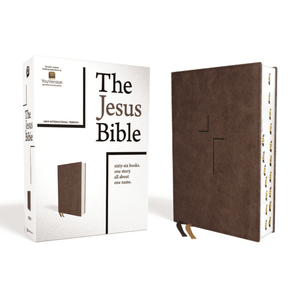 Personalized NIV The Jesus Bible Indexed Leathersoft Brown