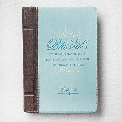 Personalized Blessed Zippered Classic LuxLeather Journal