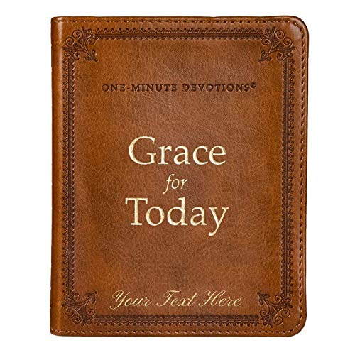 Personalized Grace for Today One Minute Devotions LuxLeather