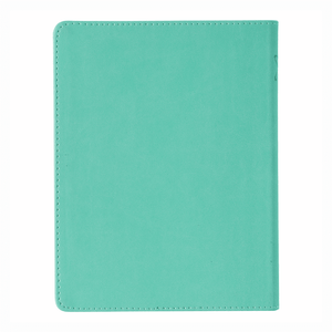 Personalized Custom Text Your Name Here I Am, Lord Devotional Teal Faux Leather