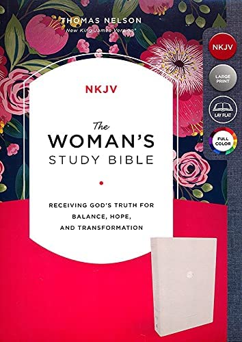 Personalized The NKJV Woman's Study Bible Cloth-Over Board Cream