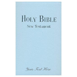Personalized NIV Tiny Testament Bible New Testament Leathersoft Blue New International Version
