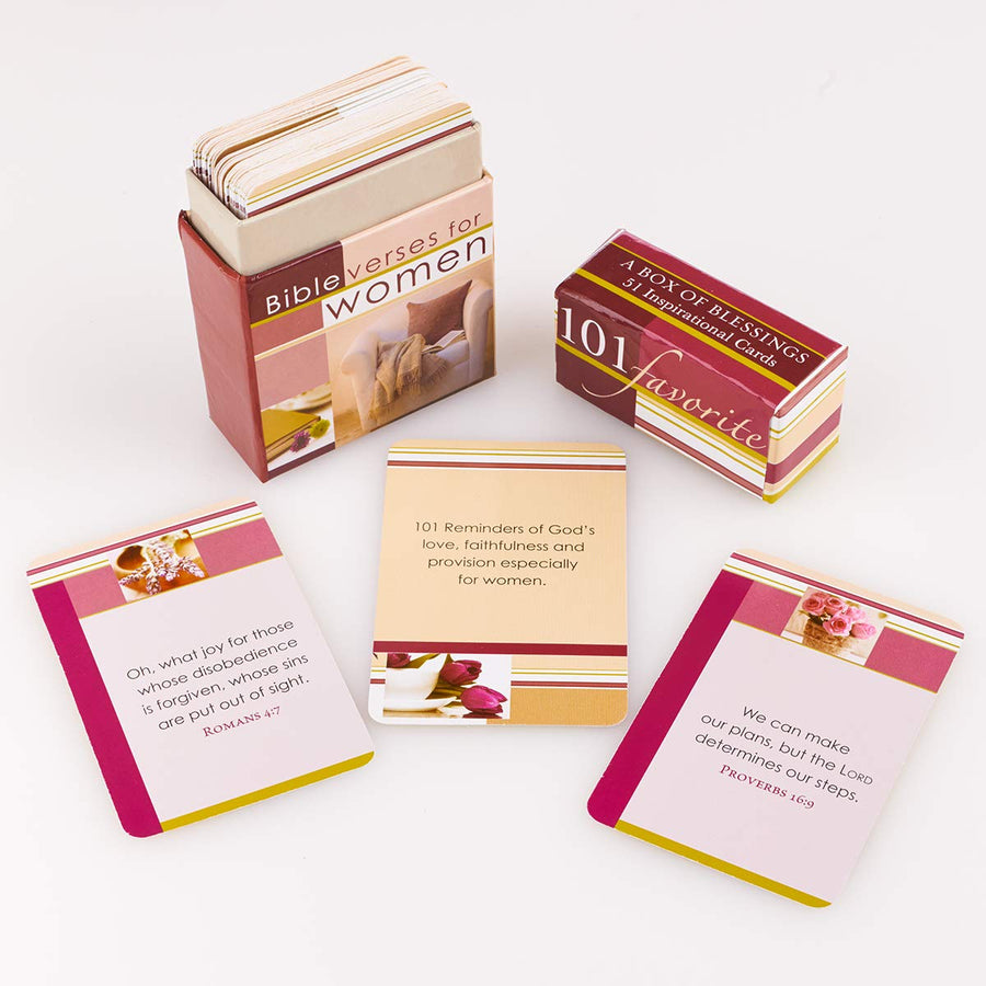 101 Favorite Bible Verses for Women Boxed Cards