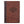Load image into Gallery viewer, Personalized Blessed Man Brown Quarter-Bound Faux Leather Classic Journal with Zipped Closure
