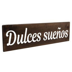 Dulces sueños Spanish Wood Decor