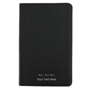 Personalized ESV Value Thinline Holy Bible TruTone Black Soft Leather Imitation