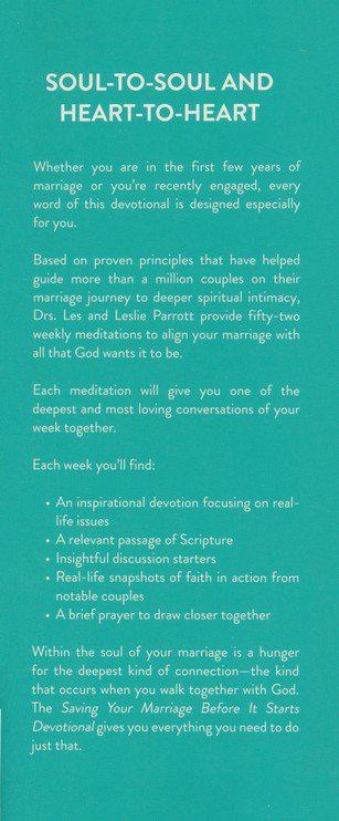 Saving Your Marriage Devotional - Dr. Les Parrott, Dr. Leslie Parrott