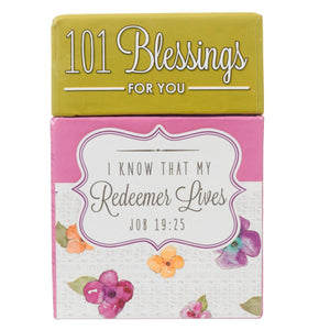 101 Blessings for You Redeemer Job 19:25 Boxed Cards