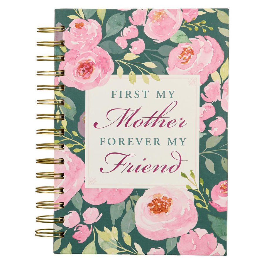 First My Mother Pink Peony Wire-bound Journal