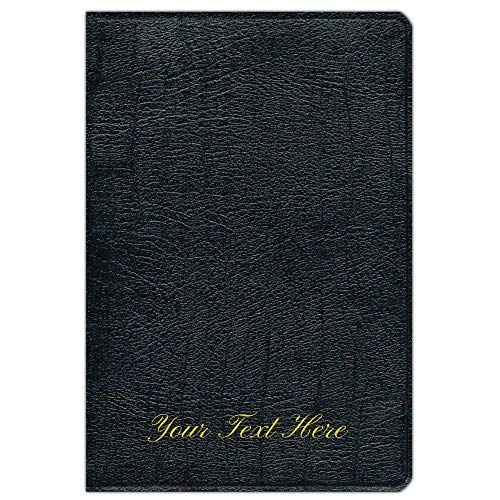 Personalized NKJV The Scofield Study Bible III Thumb Indexed Genuine Leather Black