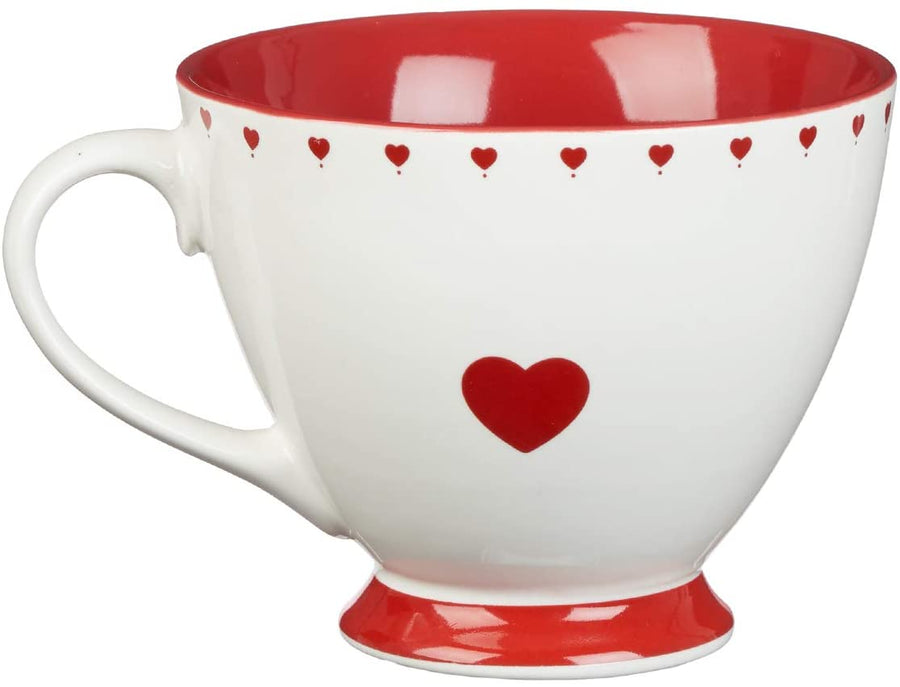 Red/White Ceramic Love Coffee Mug w/Scripture Message Gift Box – 1 Corinthians 16:14