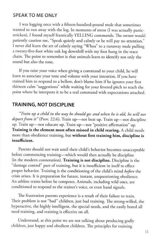 To Train Up A Child - Michael & Debi Pearl