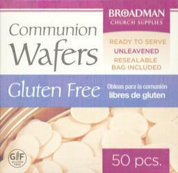 Gluten Free Round Communion Wafers (Box of 50)