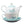 Load image into Gallery viewer, Grace Blue Butterfly Blessings Ephesians 2:8 Tea Set for One
