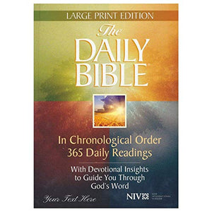 Personalized NIV The Daily Bible Large Print
