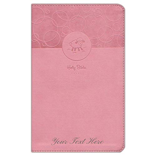 Personalized NIV Baby Gift Bible Holy Bible Leathersoft Pink Comfort Print Keepsake Edition