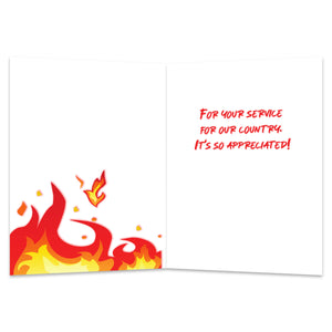 Firefighter Appreciation Card