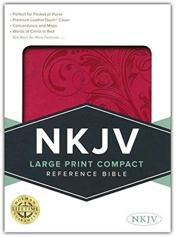 Personalized NKJV Pink Compact Reference Bible