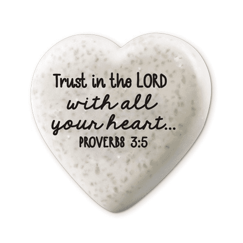 Heart Scripture Stone