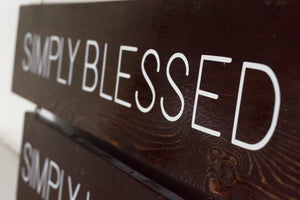 Simply Blessed, Simply Loved Wall Decor