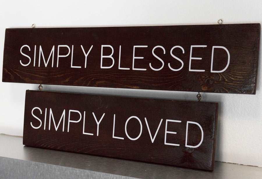 Simply Blessed, Simply Loved Wall Decor